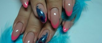 New Year&#39;s manicure 2017 photo nails for the new year