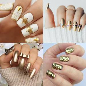 New Year&#39;s manicure 2022: 83 photo ideas, beautiful French manicure for the New Year