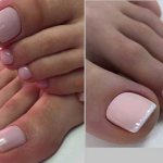 Nude pedicure: photos, trends and new products