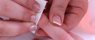 degreasing nails