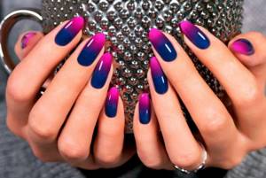 Ombre nails: beautiful manicure ideas (60 photos)