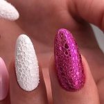 Foam manicure (Bubbles nails) with air bubbles, soapy, voluminous. Photos of how to do nail designs 