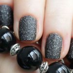 Sand nail polish and sugar design: photos and videos