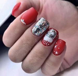 Holiday manicure 2022: TOP 350 best design ideas (new items)