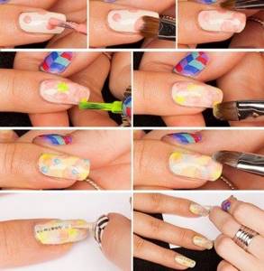 Nail designs for beginners. Manicure step by step with gel polish, needle, shellac. Schemes, photos, ideas 