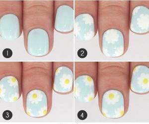 Chamomile step by step.