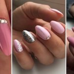 Pink manicure with silver – a selection of the most fashionable ideas for all occasions