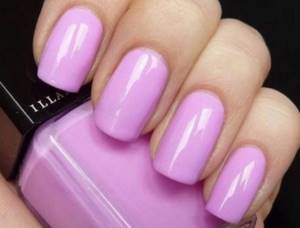 Fair-haired people are even allowed a pale lilac manicure to go with a red dress.