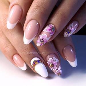 Lilac manicure 2021-2022: the best 170 photos of new manicure designs