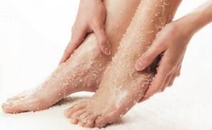 Foot peeling scrub