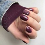Combination of gel polish with image