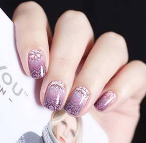 Stamping for nails: how to do stamping on gel polish