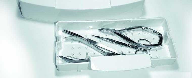 Sterilization of nail clippers