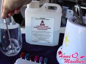 sterilizing manicure instruments at home