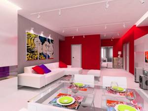 pop art style in the interior