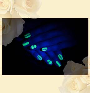 glowing nail polish, DIY glowing nail polish