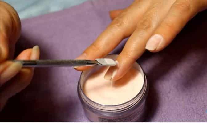 strengthening nails with gel polish