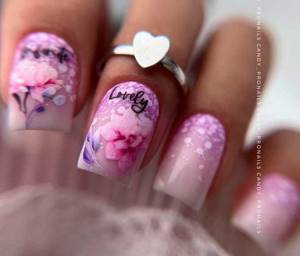 spring manicure with picture