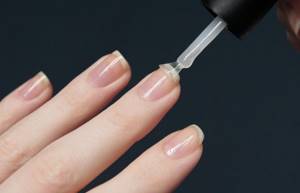 Выравнивание ногтевой пластины