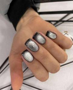 Bright manicure for short nails: design 2022, photo